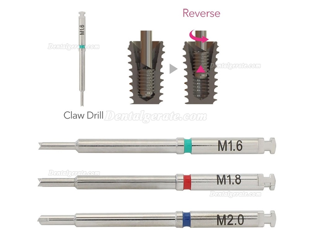 Universal Entfernung frakturierter Implantatschrauben Set Kompatibles Neobiotech SR-Reparaturwerkzeug